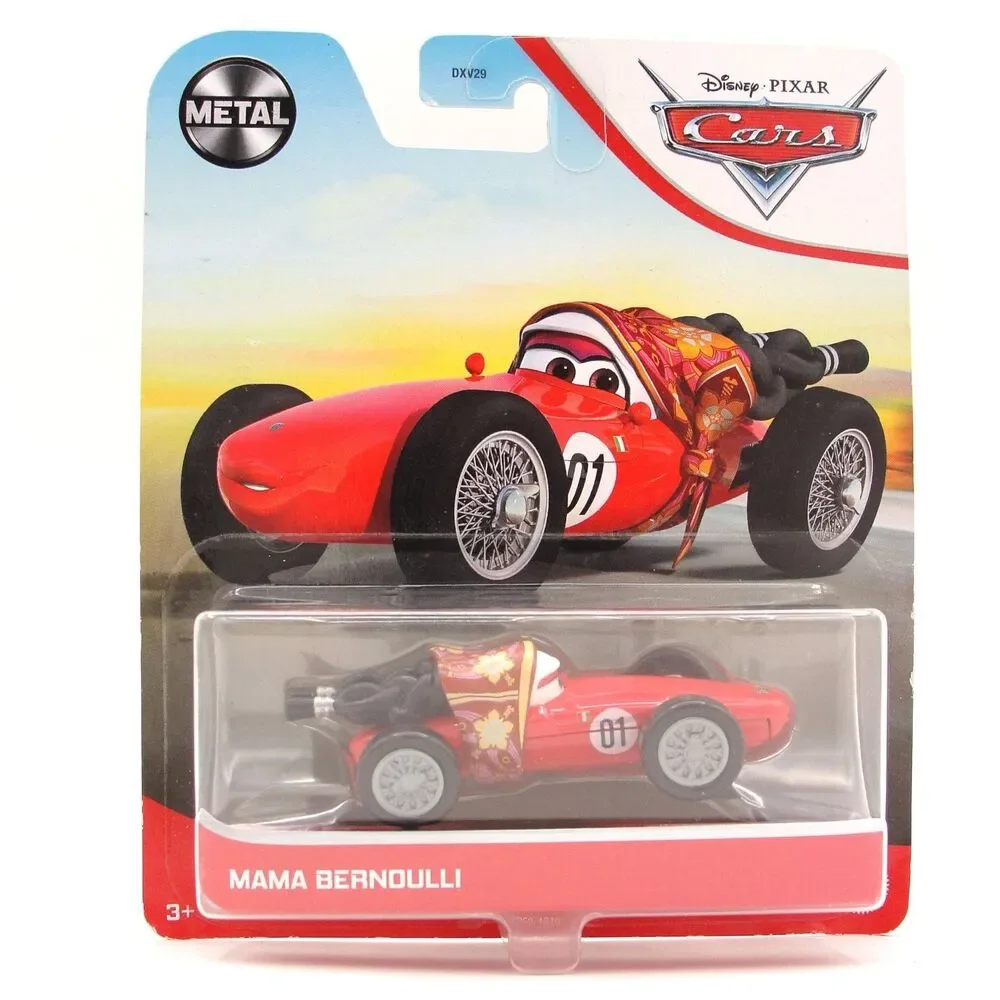 Mattel Disney Pixar Cars Mama Bernoulli #01 Francesco Mom Diecast Metal Race Car